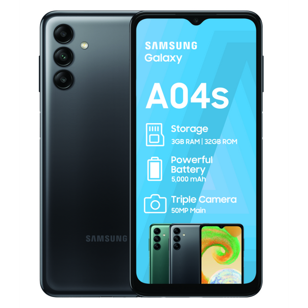 Samsung Galaxy A04s (Black)