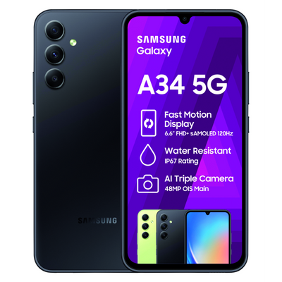 Samsung Galaxy A34 5G (Black)