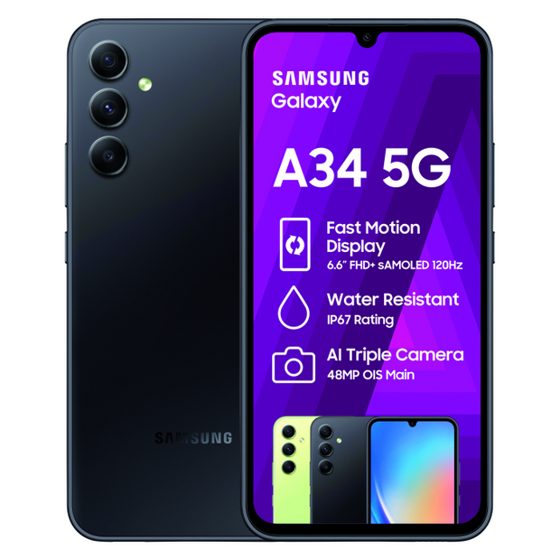 Samsung Galaxy A34 5G (Black)